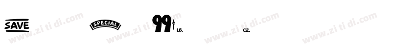 Special Gothi字体转换